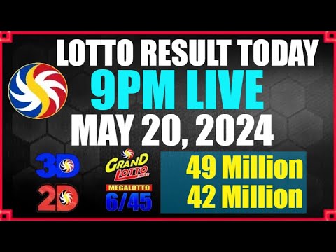 Lotto Results Today May 20, 2024 9pm Ez2 Swertres