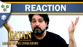 Catan: Cities & Knights: Legend of the Conquerors Unboxing Reaction