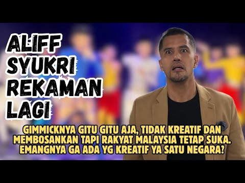 Aliff Syukri just released a gimmick that was just that. Malaysians still like it.
