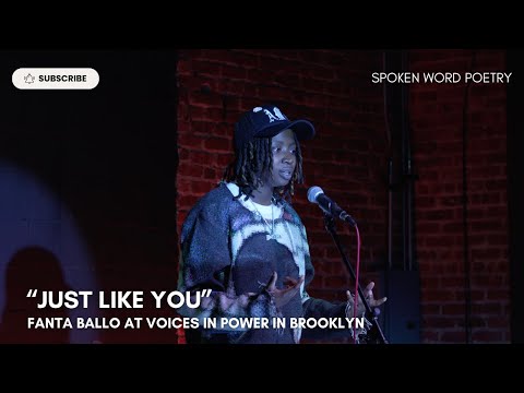 Fanta Ballo - "Just Like You" @ Voices In Power | Brooklyn 2024 | Spoken Word Poetry