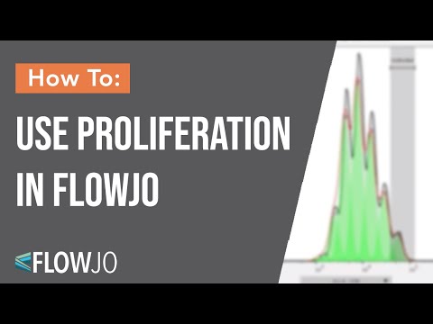 How to use Proliferation in FlowJo