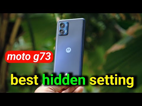 moto g73 hidden setting / moto g73 display features