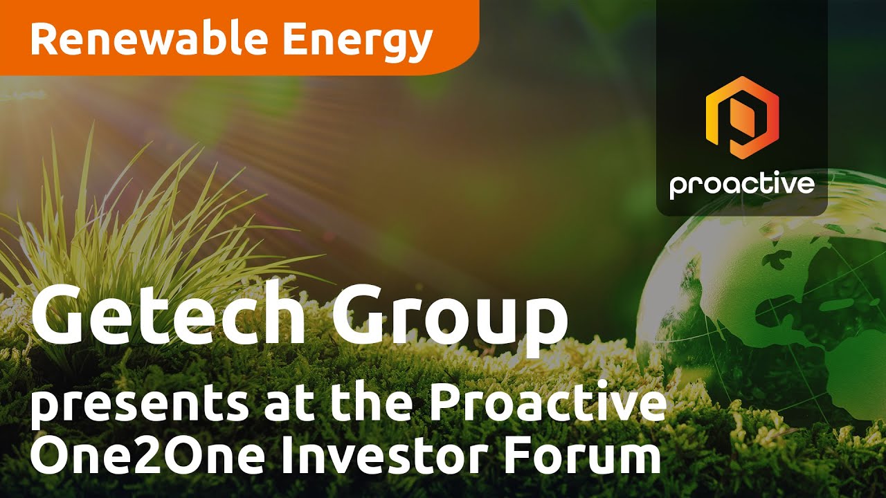 Getech Group presents at the Proactive One2One Investor Forum - October 12th
