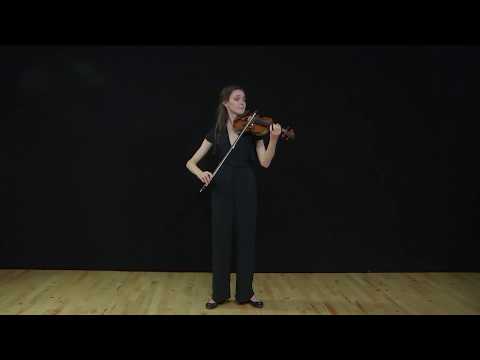 Bach Violin Sonata no 2 Andante Elizaveta Saul