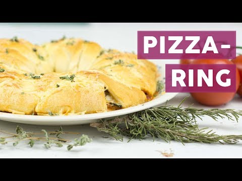 Pizza mal anders! So einfach macht ihr den Pizzaring.