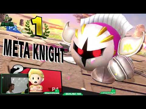 BlackRose (Pikachu, Lucas, Ness) vs LemonKnight (Meta Knight) - EMUSC 56 Losers Finals