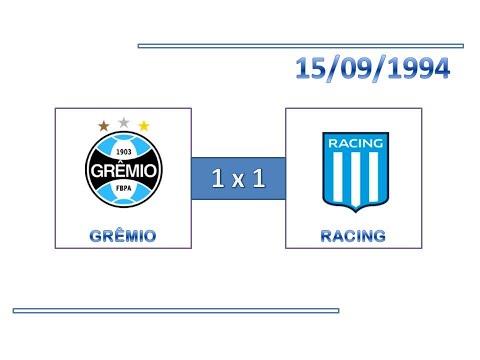 GOLS: Grêmio 1 x 1 Racing - 15/09/1994 - Supercopa