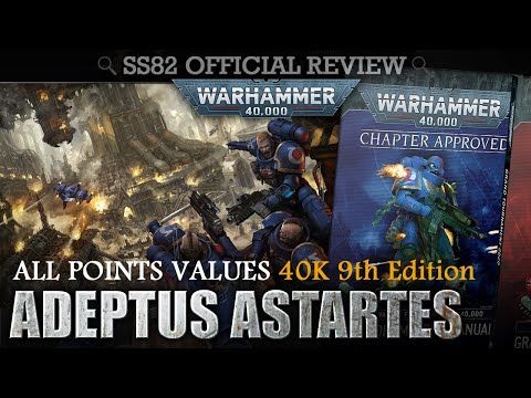 ALL POINTS VALUES: Adeptus Astartes WH40K 9th Edition Munitorum Field Manual / Chapter Approved 2020