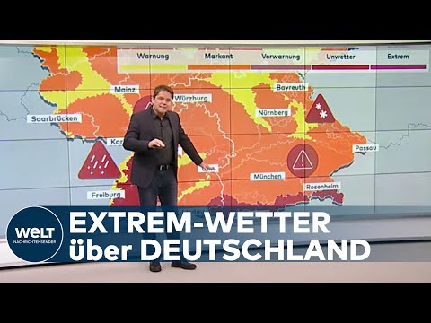 KAMPF DER LUFTMASSEN: Über Deutschland ringen Kalt- und Warmluftfronten um Vorherrschaft