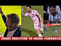 Epic Reaction To Messi Freekick |Fans,Teammates, Celebrity