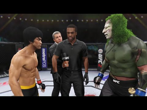 Bruce Lee vs. Green Hannya - EA Sports UFC 2 - Dragon Fights