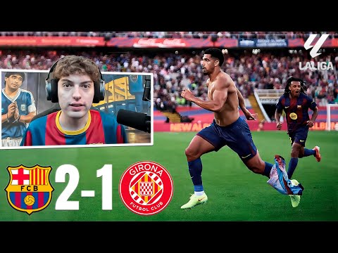 DAVOO XENEIZE REACCIONA FC BARCELONA 2 - 1 GIRONA | LALIGA 2025/2026