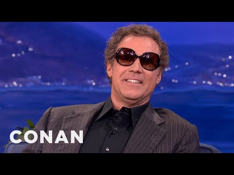 Will Ferrell Enjoys Wearing Ladies Sunglasses | CONAN on TBS
