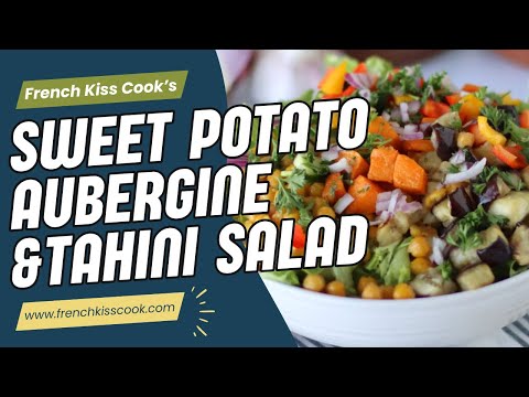 Sweet Potato Aubergine and Tahini Salad Recipe