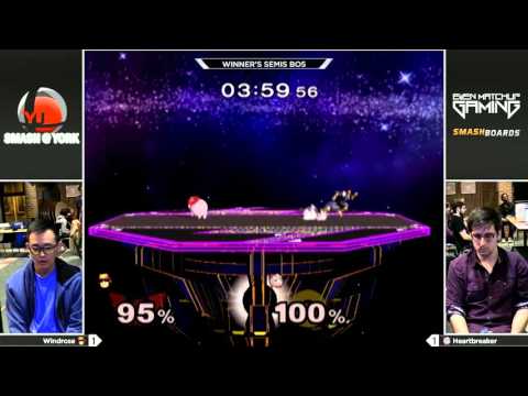 Arcadian FEB 2016 - Windrose (Falcon) vs Heartbreaker (Jigglypuff) - SSBM Winners Semi Finals