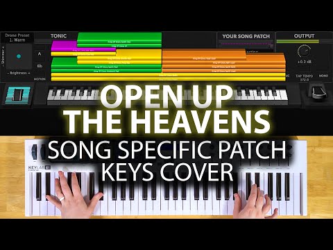 Open Up The Heavens MainStage patch keyboard cover- Vertical Worship