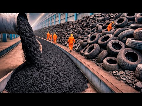 DO LIXO AO OURO NEGRO: COMO A RECICLAGEM DE PNEUS ESTÁ MUDANDO A CONSTRUÇÃO MUNDIAL