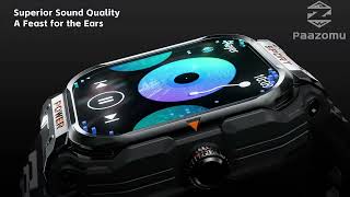 PAAZOMU 2024 New Smart Watch for Men with TWS Headset