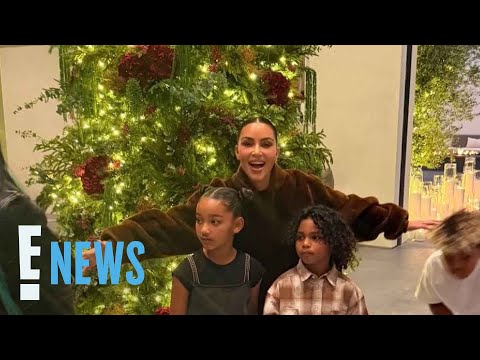 Kim Kardashian’s Holiday Pics With Her Kids Are Hilariously Relatable | E! News