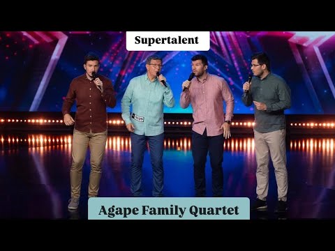 Supertalent - Agape Family Quartet (otac i tri brata svojim nastupom došli do 4 DA od žirija)