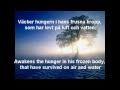Nordman - Vandraren (with Swedish lyrics and English subtitles)
