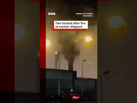 Video | An investigation into the cause of the fire is under way. #Nuclear #Submarine #BBCNews