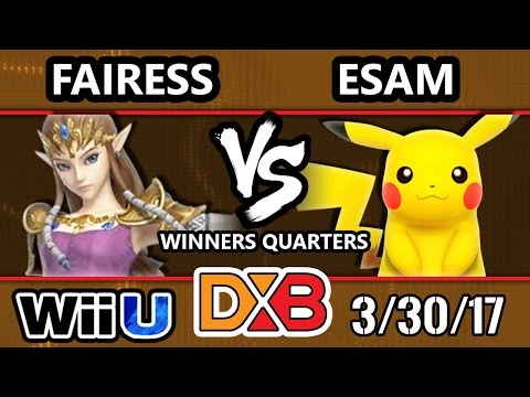 DXB 2017 SSB4 - Fairess (Zelda) Vs. PG | ESAM (Pikachu) Smash 4 WQ - Smash Wii U