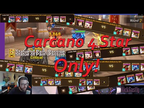 Carcano Counters - 4 Star and Below Only! - Summoners War