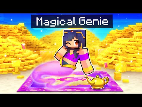 Granting Wishes as a MAGICAL GENIE In Minecraft!