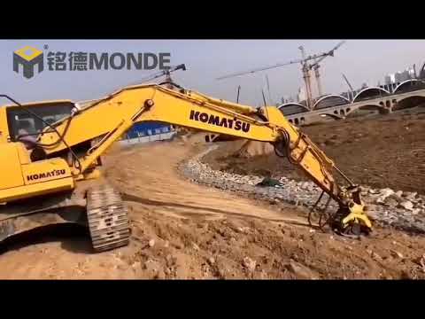 MONDE PC300 Construction excavator vibrating tamping compact rammer, vibrating plate compactor
