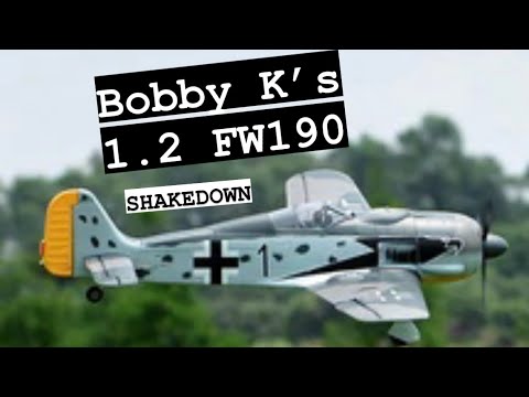 Top RC FW-190 1200mm Warbird, Bobby K's Shakedown