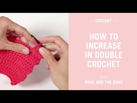 How to increase in double crochet