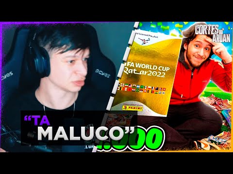 ARUAN REAGE A 😬 COMPREI R$1.000 EM FIGURINHAS DA COPA E O PIOR ACONTECEU !! (SKORPION GAMER)