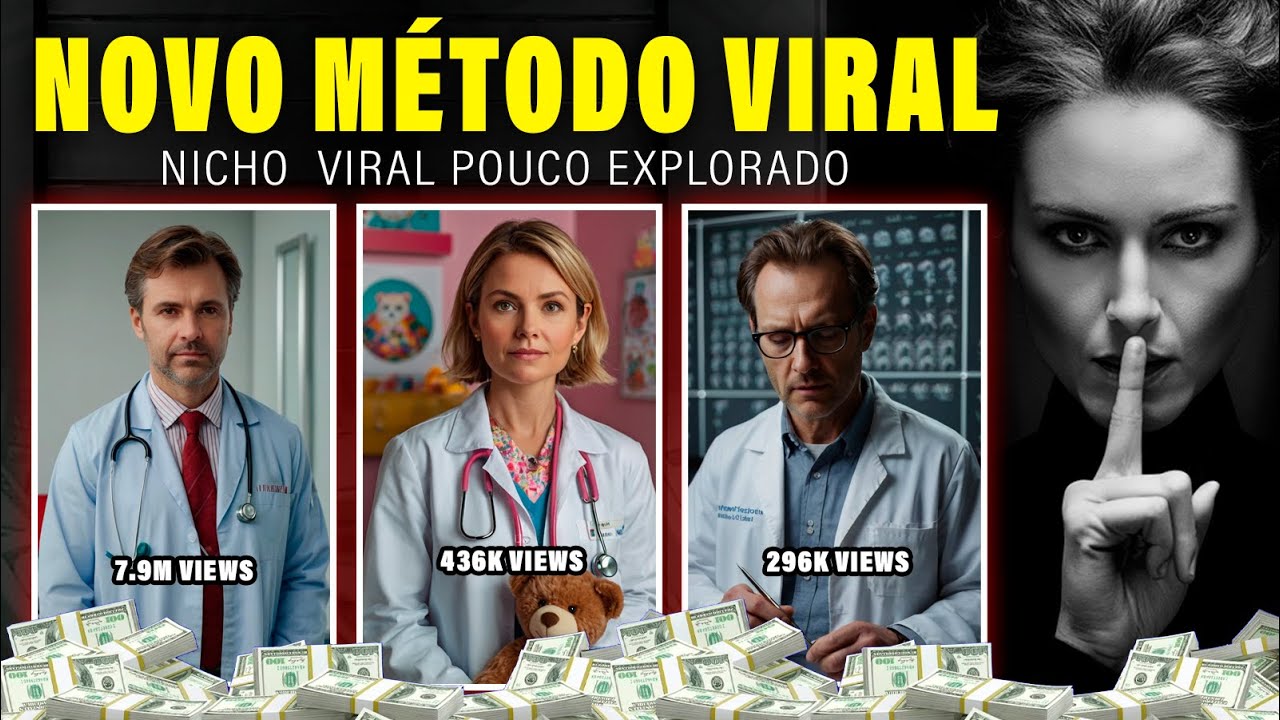 NOVO MÉTODO - Nicho Viral para Youtube e Tiktok