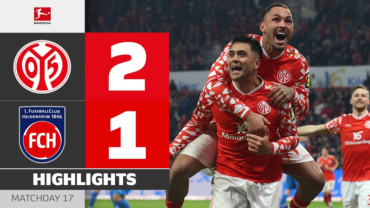 1. FSV Mainz 05 vs 1. Heidenheim Highlights