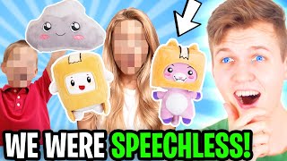 LANKYBOX REACTS TO PEOPLE OPENING LANKYBOX MERCH! *JUSTIN CRIED?!*