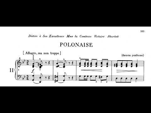 Chopin - Polonaise Op.Posth B.1 No.11 in G minor (Ashkenazy)