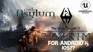SKYRIM ON Android / ios - Code Asylum - OPEN BETA GAMEPLAY TRAILER
