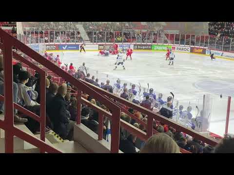 Ice hockey Finland vs Russia 06.02.2020 first goal 1-0