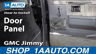 How To Remove Door Panel 73-87 Chevy GMC