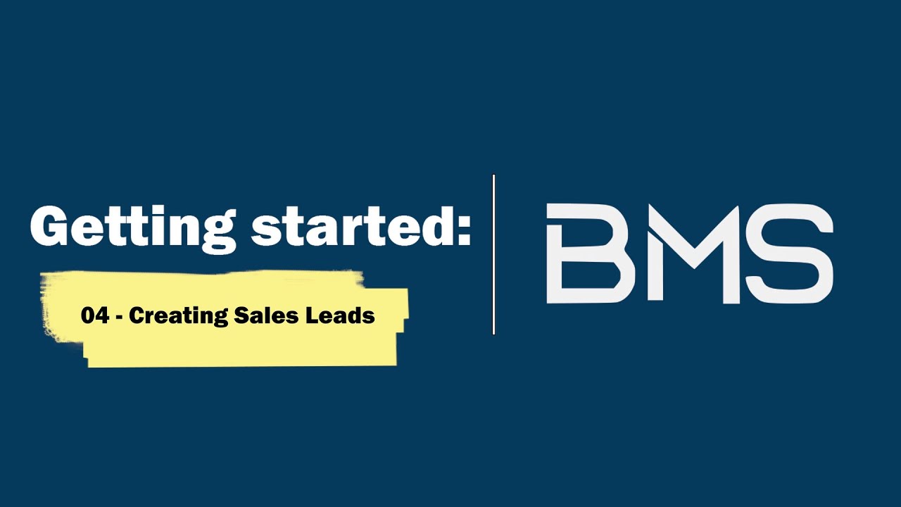 Adding Sales Leads