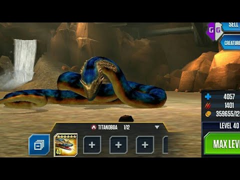 Jurassic World ™ The Game #1 TITANOBOA LEVEL 40