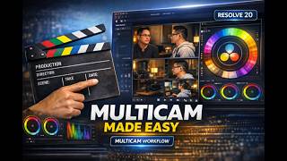 Easy Edit Multicam in Davinci Resove 20 with AI Smartswitch