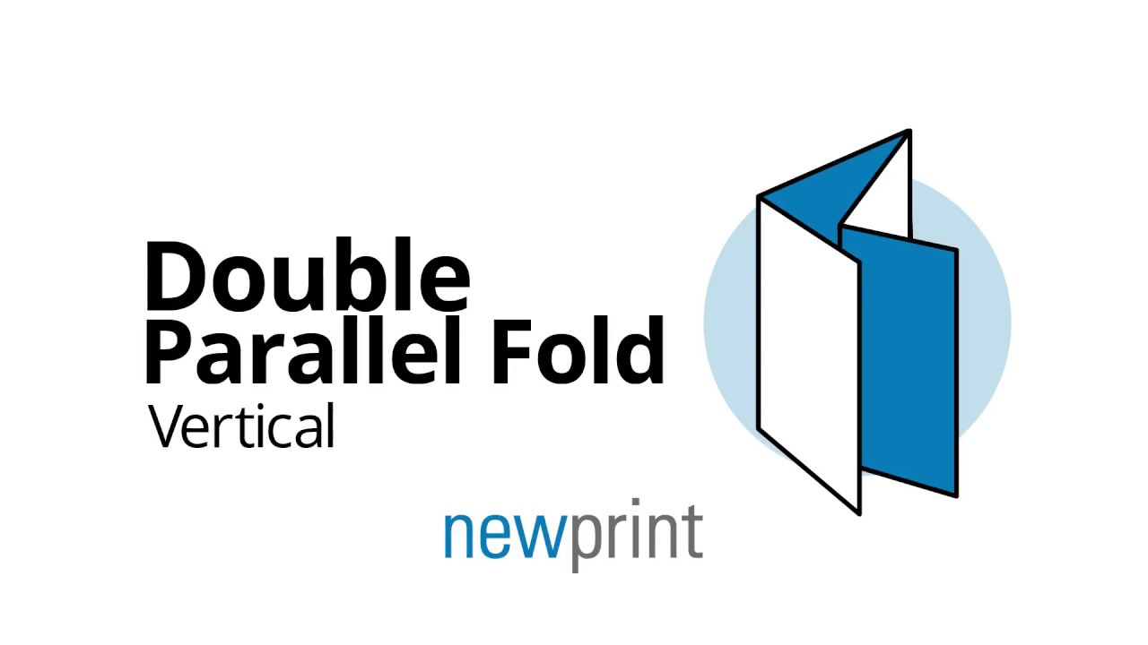 Double Parallel Fold Vertical Brochure