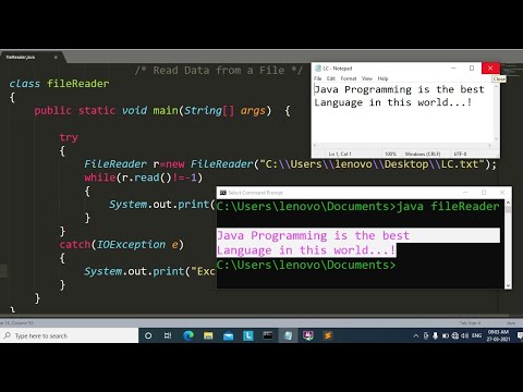 File Handling in Java | Java program to create a File