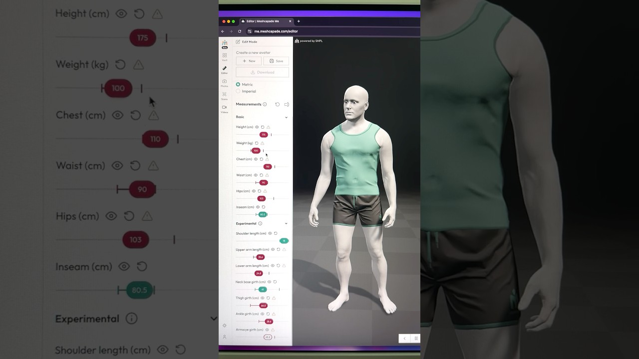 3D character simulator #3d #character #3dmodeling