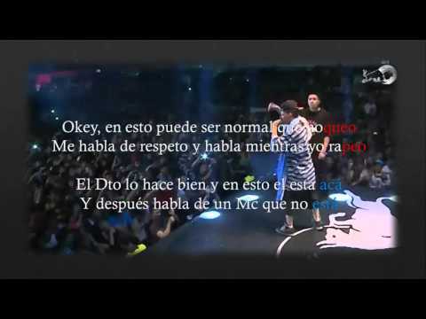 DTOKE vs Stigma RB letra - Minuto increíble