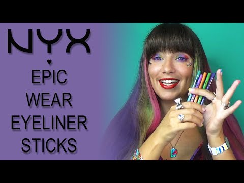 Nyx Epic Wear Eyeliner Sticks - how to sharpen,...
