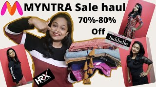 *HUGE* MYNTRA Sale Haul (tryon) 70%-80% Off Online | Rakhi Special | Festive Collection | JayFusion