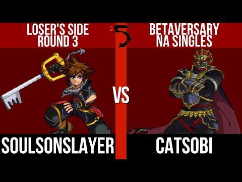 Betaversary NA Loser's: Soulsonslayer (Sora) vs. Catsobi (Ganon) - SSF2 Tournament